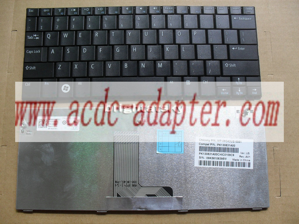 New Keyboard For Dell Insprion mini 10 09K58108395M us - Click Image to Close